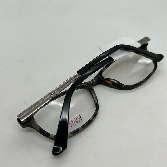 Chelsea Morgan CM2011BK Eyeglasses Frames Black Gold Tortoise NWT main image 5